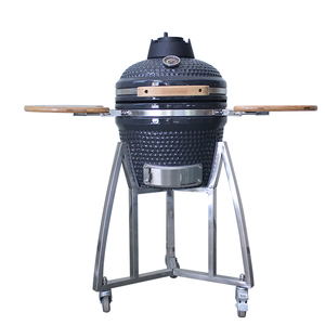 เตาบาร์บีคิวเซรามิก <span class=keywords><strong>Kamado</strong></span> ขนาด 16 นิ้ว ยี่ห้อ STEEL EGG สำหรับครัวกลางแจ้ง แบบพกพา ใช้ถ่าน พร้อมฟังก์ชั่นรมควัน - Product Image 1
