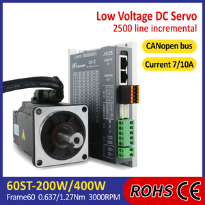 Kit de contrôle de moteur servo basse tension DS-C 48V 6/10A 200/400W 3000RPM IP65 0.637/1.27N.m pour robot - Product Image 2