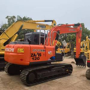 Excavadora Usada Hitachi ZX 120 de 12 Toneladas en Excelentes Condiciones, Excavadora Usada Económica EX100 EX120 EX200 con Pocas Horas de Trabajo en Venta - Product Image 4