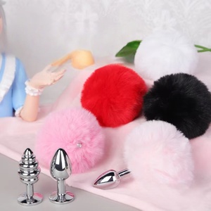 Lumi SM Sex Toys : Plug Anal Détachable en Métal Étanche avec Queue en Fourrure Mignonne pour Stimulation Postérieure – Alternative de Torture - Product Image 3