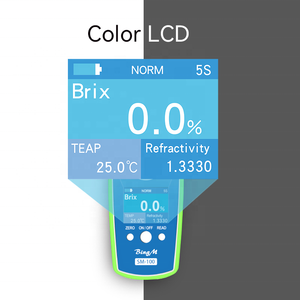 Handheld Fácil Ler Baixo Volume Amostra Vinícola Fermentação Monitoramento Alta Precisão ATC Brix Meter - Product Image 2