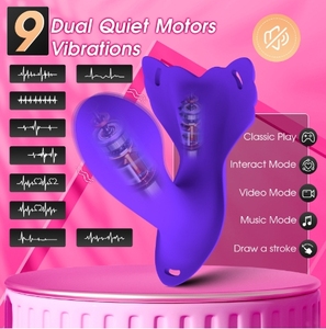 Vibromasseur Culotte Insérable Dildo Jouets Sexuels pour Femmes avec 9 Modes de Vibration Vibromasseurs Point G Outils de Plaisir Sexuel pour Femme - Product Image 4