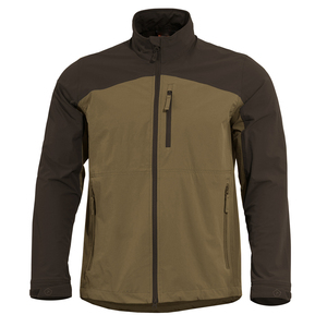 เสื้อแจ็กเก็ตผ้าซอฟต์เชลล์แบบปรับแต่งได้ผ้าไนล่อนหนามีซิปกันลมสวมใส่สบาย - Product Image 1