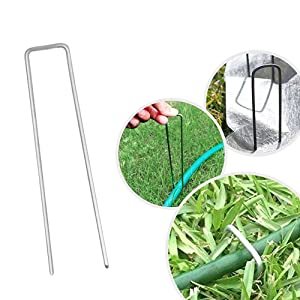 Clous de jardin en <span class=keywords><strong>fer</strong></span> en forme de U, pointe plate, clous pour gazon, polis/galvanisés, tige lisse pour la construction, utilisation en <span class=keywords><strong>béton</strong></span> - Product Image 2