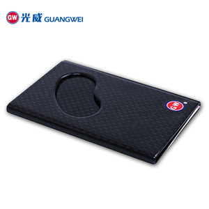 Porte-cartes de visite en fibre de carbone Guangwei 95x60x6mm, durable pour la promotion - Product Image 4