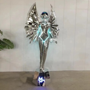 MUSI tamaño real realista fibra de vidrio 3D <span class=keywords><strong>astronauta</strong></span> escultura fábrica venta al por mayor jardín al aire libre fibra de vidrio <span class=keywords><strong>astronauta</strong></span> figura estatua - Product Image 6