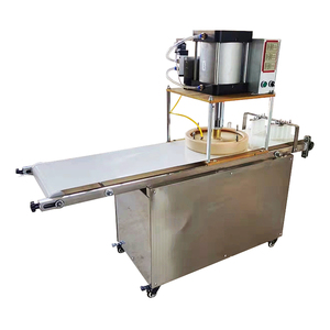 Presse à pâte à pizza pneumatique automatique Machine à fabriquer des enveloppes de tortilla à croûte de pain <span class=keywords><strong>naan</strong></span> - Product Image 2