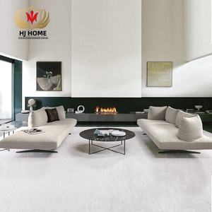 HJ HOME Luxury Lovely Day Sofá de 3 plazas Juego de sofá italiano de terciopelo del diseñador Marc Sadler con respaldo extraíble para el hogar del hotel - Product Image 3