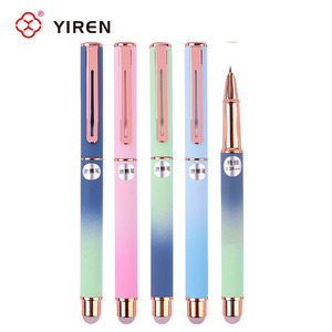 Yiren Gradiënt Kleur Uitwisbare Pennen Schattige Stationaire Rubber Afwerking Comfortabele Grip Oem Vulpen - Product Image 1