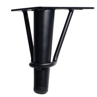 Winstar 6-Zoll L-Form Metall Schlafs ofa Bein im modernen Stil Golden Black Finish für Küchen krankenhaus & Schul möbel & Schränke