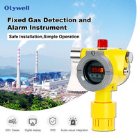 Détecteur de gaz de type point Otywell, capteur modulaire avec fonction d'alarme sonore et lumineuse intégrée, étanche à la poussière et à l'eau IP65