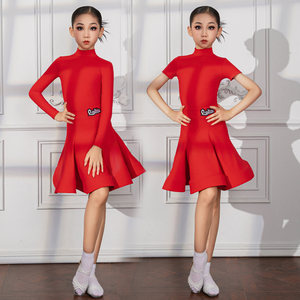 Costumes de <span class=keywords><strong>danse</strong></span> latine pour enfants, tenues de compétition professionnelles, costumes pour examens d'art de niveau avancé, tenues de performance - Product Image 3
