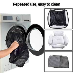 Porte-animal de compagnie, lit, niche souple, rehausseur, siège de <span class=keywords><strong>voiture</strong></span> pour chien, fournitures - Product Image 5