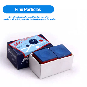 Tiza para taco de billar Longoni BLUE DIAMOND con protección Certilogo, 2 piezas - 1 caja - Product Image 6