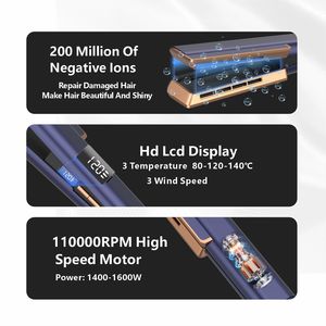 ไดร์เป่าผมและที่หนีบผมแบบมืออาชีพ 2 in 1 รุ่น OEM พร้อมเครื่องจัดแต่งทรงผมด้วยลมร้อน - Product Image 3