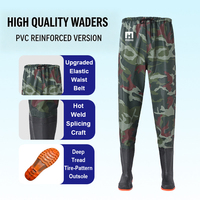 Cuissardes en nylon imperméables et durables pour hommes et femmes, bottes légères avec semelle intégrée pour la pêche, la chasse et le jardinage en extérieur
