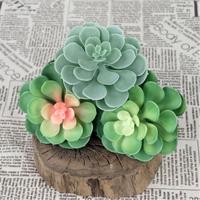 Décor végétal artificiel personnalisé en pot, Bonsaï artificiel émotionnel, Faible MOQ, Pot de succulente en résine esthétique pour garage de voiture