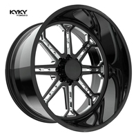 Jantes forgées Kyky 18 19 20 21 22 23 24 pouces finition chromée en alliage d'aluminium 6061-T6 pour camion SUV