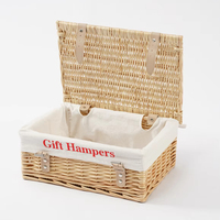 JY S3 Panier cadeau pour toutes les occasions Boîtes Rectangle de luxe pour spa Panier cadeau en vrac Panier en osier vide en saule