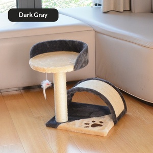 Árbol para Gatos con Poste Rascador Integrado, Nido para Gatos, Área Pequeña, Tabla Rascadora de Sisal Resistente al Desgaste - Product Image 6