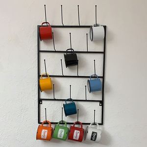 Mug publicitaire personnalisé en métal émaillé avec logo imprimé pour café et lait, idéal pour les activités d'entreprise et les cadeaux d'affaires - Product Image 2