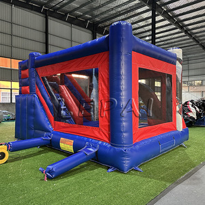 Château Gonflable Gonflable <span class=keywords><strong>Spiderman</strong></span> Combo Toboggan - Product Image 5