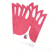 Sac en plastique PE personnalisé, imprimé en héliogravure, style oreilles de lapin, motif animalier de dessin animé, recyclable, vente en gros d'usine