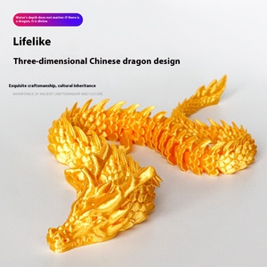 Đồ trang trí rồng in 3D bán buôn, đồ chơi động vật thủ công sáng tạo, hàng thủ công chợ trời, sản phẩm bán chạy xuyên biên giới, trứng rồng Trung Quốc - Product Image 5