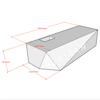 Îlot de cuisine de luxe avec taille personnalisée design contemporain pour cuisine maison