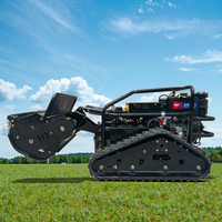 Nouvelle Tondeuse Robot Chenillée pour Vergers, Machines Agricoles de Fauchage, Peut Être Équipée d'une Charue Rotative et d'une Découpeuse