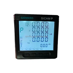 SIEMENS SICAM P3 Energy Meter 96x96mm Miniature DE Three Phase 1 or 5 a Panel Mounted Digital Only 0.01 Kwh, 5000 Imp/kwh 0.2