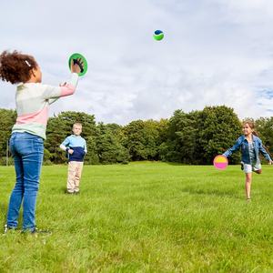 <span class=keywords><strong>Jeux</strong></span> de plein air avec 4 pagaies, 3 balles, ensemble de jouets de plage pour 3 4 5 6 7 <span class=keywords><strong>8</strong></span> <span class=keywords><strong>ans</strong></span> et plus, cadeaux d'<span class=keywords><strong>anniversaire</strong></span> de Pâques pour les enfants - Product Image 4