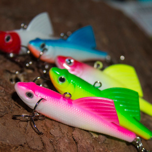 Señuelo de pesca de aleación de plomo de 25 g con forma de pez y alas, de hundimiento rápido, para pesca en agua dulce. - Product Image 3