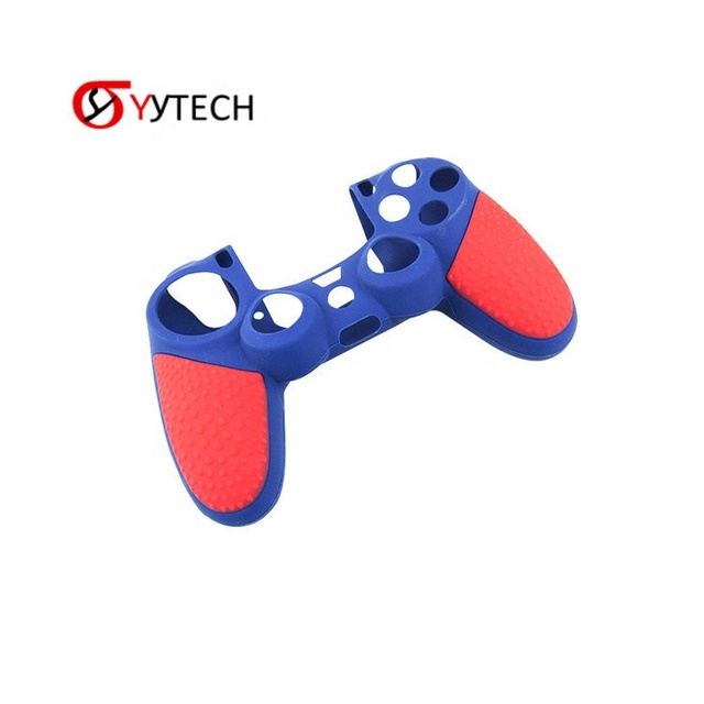 SYYTECH High-quality Game Controller Skin Protective Shell Two Color Silicone Case for Playstation 4 PS4 Gamepad Accessories