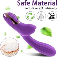 Vibrateur Clitoridien et Point G 3-en-1 pour Femme, Suceur Clitoridien, 20 Fréquences, 100% Étanche