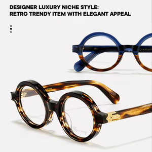 Lunettes de vue rondes en acétate de style rétro haut de gamme Saint <span class=keywords><strong>Van</strong></span> Gogh, prix d'usine, nettoyage facile, solides et durables, pour tous - Product Image 5