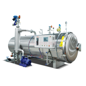 Autoclave de stérilisation automatique ZLPH à pulvérisation d'eau pour la mise en conserve des aliments, des bouteilles, des jus, des produits alimentaires, avec contrôle tactile PLC - Product Image 2
