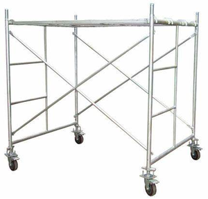 Échafaudage mobile robuste en acier galvanisé Q235 en forme de H - Product Image 1