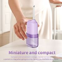 Nuevo Irrigador Bucal Portátil Retráctil, Mini Irrigador Dental Inalámbrico Profesional para Hoteles, Autos y Hogares