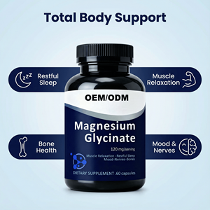 OEM/ODM Magnezyum Glisinat ve Sitrat Kompleksi 300mg Kapsüller Yetişkin Uyku Desteği İçin - 60 Kapsül/Şişe - Product Image 4