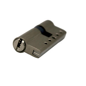 Laiton de haute qualité Euro Standard en laiton massif Double mortaise ouverte sécurité Anti perceuse cylindre de serrure de porte avec clé d'ordinateur - Product Image 4