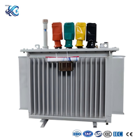 Transformateur extérieur S13 haute efficacité, immergé dans l'huile, enroulement en cuivre pur, multi-certifié, économie d'énergie