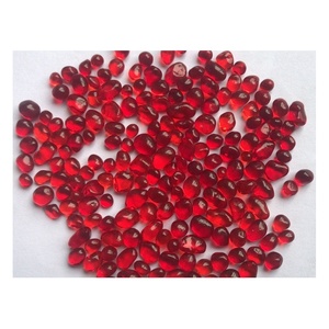 Petites perles de <span class=keywords><strong>verre</strong></span> rouges lisses <span class=keywords><strong>en</strong></span> cristal de 8mm pour la décoration et l'aquarium - Product Image 1
