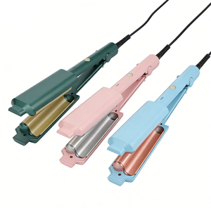 3 Barrel 220c High Temp 55W Ceramic <b>Iron</b> 60min Auto Off Hair Waver <b>Irons</b> Dual-Function Performance Transform Your Instantly - Product Image 2