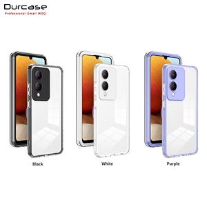 Marco de PC TPU parachoques Airbag caja del teléfono <span class=keywords><strong>celular</strong></span> <span class=keywords><strong>para</strong></span> <span class=keywords><strong>Vivo</strong></span> Y17S 2023 V29 Y36 4G V27 Y02 4G V25 5G Y21 Y30 5G Y16 Y35 4G 2022 cubierta - Product Image 2