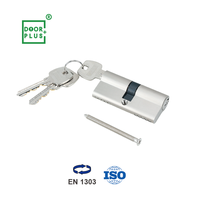 Cylindres de serrure Euro en laiton à double ouverture, mortaise 6 goupilles, barre en acier anti-effraction, antivol, grade 3 ANSI, pour portes extérieures et intérieures