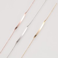 Bracelet en acier inoxydable personnalisé EMANCO avec gravure de nom, bijoux personnalisés pour femmes, cadeau de fête
