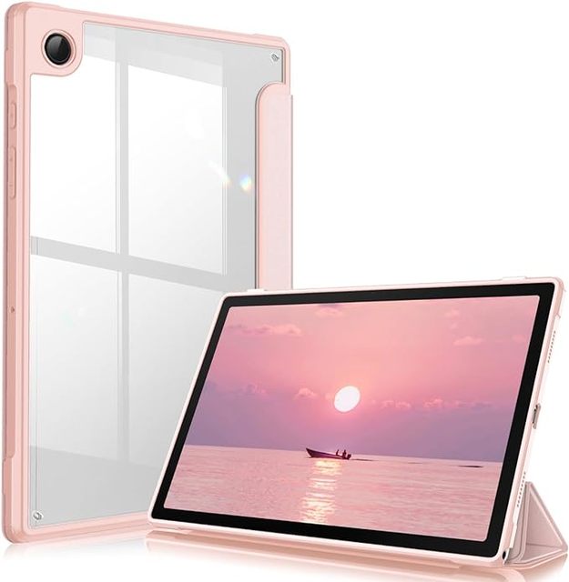 Hybrid Slim Case for Samsung Galaxy Tab A8 10.5 Inch 2022 SM-X200/X205/X207 Shockproof Cover Transparent Back Shell Wake/Sleep