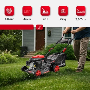 Cortadora de Césped Lehmann LGALM-2642 de Alta Potencia con Tracción Trasera, Motor de Gasolina de 146 cm³ y 2.6 KW, Ancho de Corte de 42 cm, Carcasa de Acero, 5 Niveles, para Uso Agrícola - Product Image 5