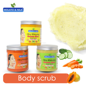 MOLATO NILA Glow Hot Sell Exfoliating Body Collagen Organic Extra Whitening Vitamin C <strong>Orange</strong> Essence Skincare <strong>Scrub</strong> - Product Image 2